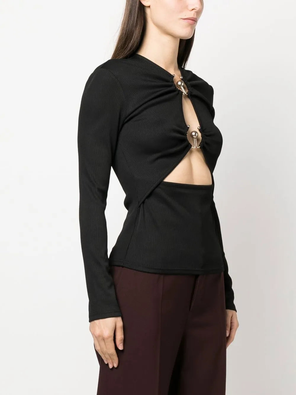 Image de l'article Haut à manches longues Orbit de la marque Christopher Esber pour Femme - Saison Automne-Hiver 2025 - Vue détaillée_1