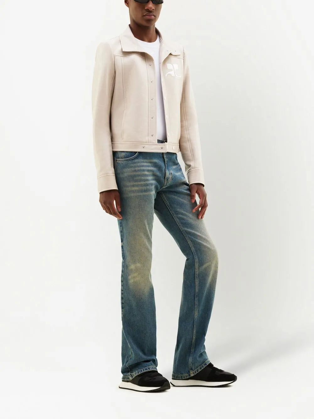 ジャケット ビニールジャケット再発行 Courrèges ベージュ Homme