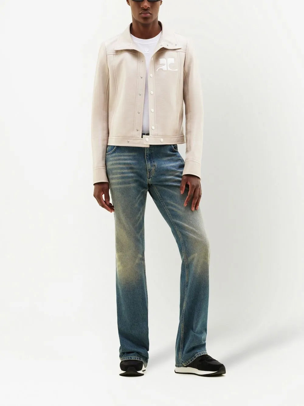 ジャケット ビニールジャケット再発行 Courrèges ベージュ Homme