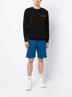 Shorts Logo-Band-Shorts Alexander McQueen Blau Homme
