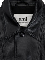 Vestes Veste en vinyle Ami PARIS Noir Femme