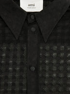 Hemden Vichy Hemd Ami PARIS Schwarz Femme