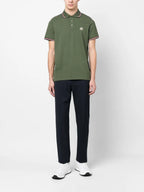 Polos Polo com Logo Moncler Cáqui Homme