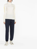 Malhas Pulôver T-Neck Moncler Bege Femme