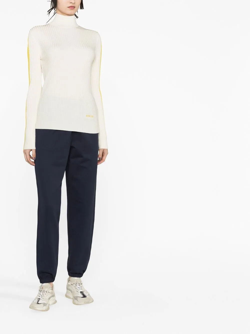 니트웨어 Pull T-Neck Moncler 베이지 Femme