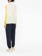 Malhas Pulôver T-Neck Moncler Bege Femme