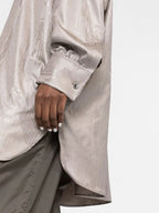 Camisas Camisa em moiré Maison Margiela Cinza Femme