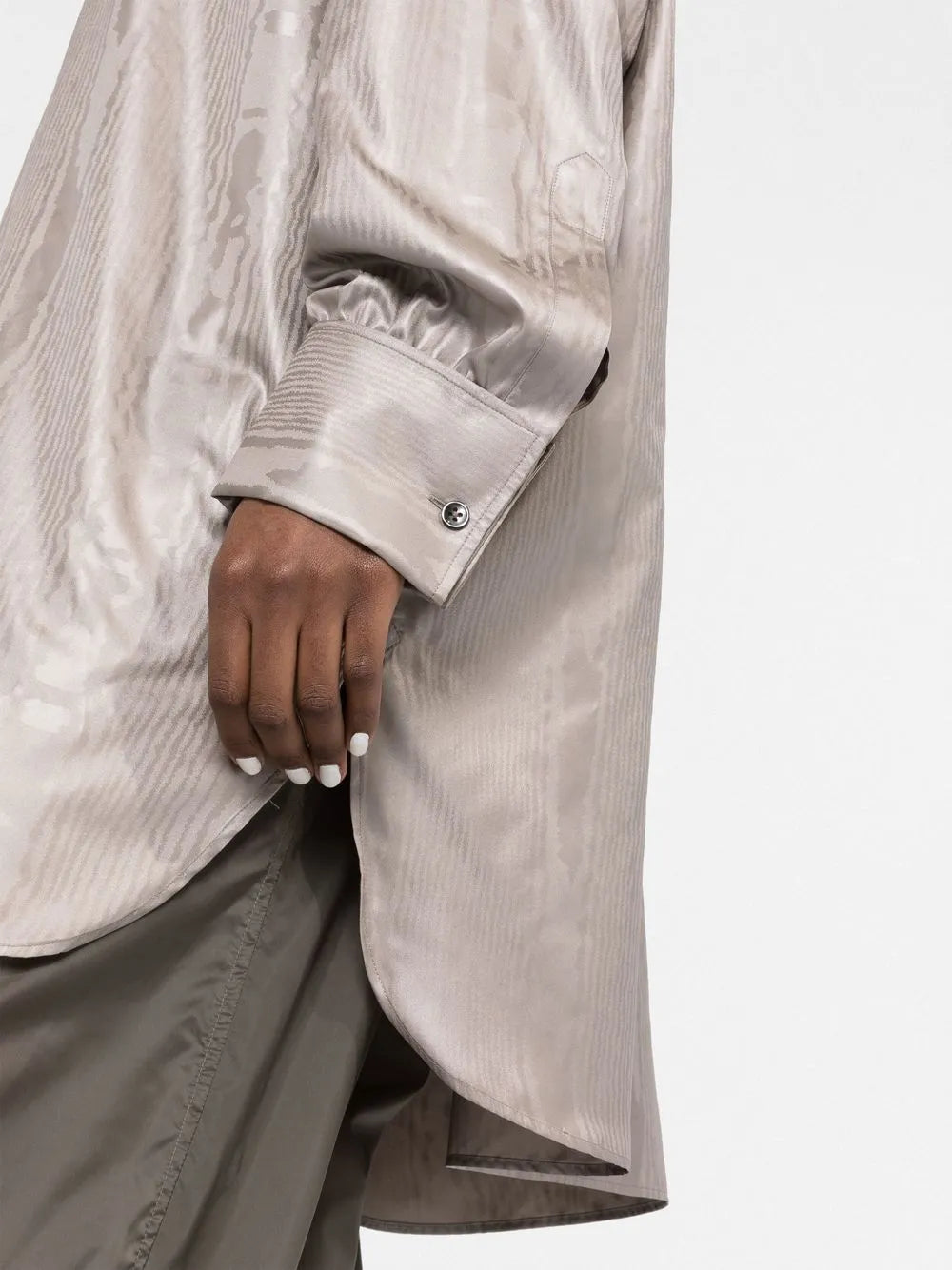 Camisas Camisa em moiré Maison Margiela Cinza Femme