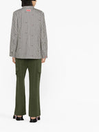 Jaquetas Camisa Kenzo Pixels Kenzo Azul Femme