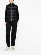 Jacken Zweifarbige gesteppte Jacke Moncler Schwarz Femme