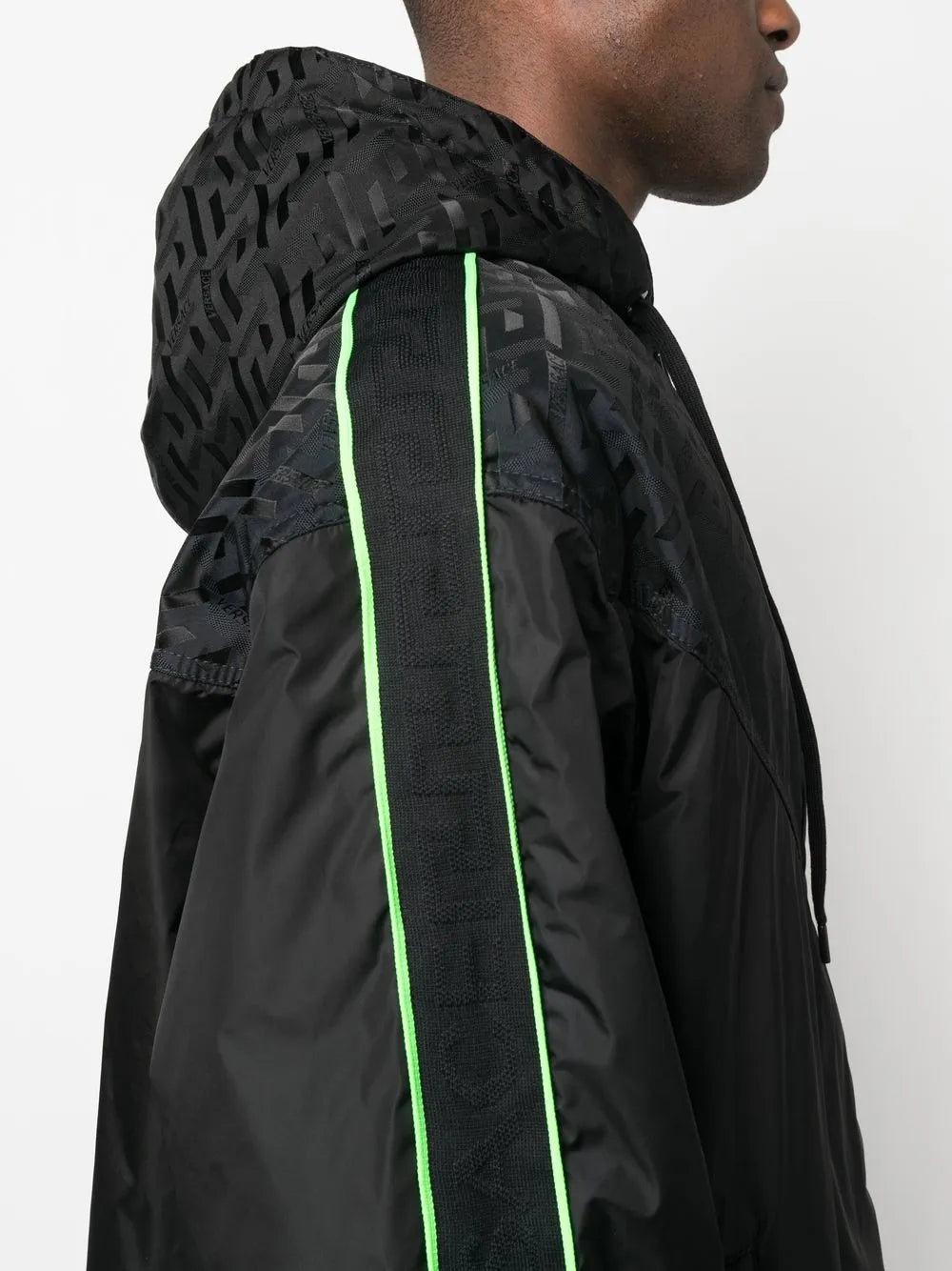 Jaquetas Greca Windbreaker Versace Preto Homme