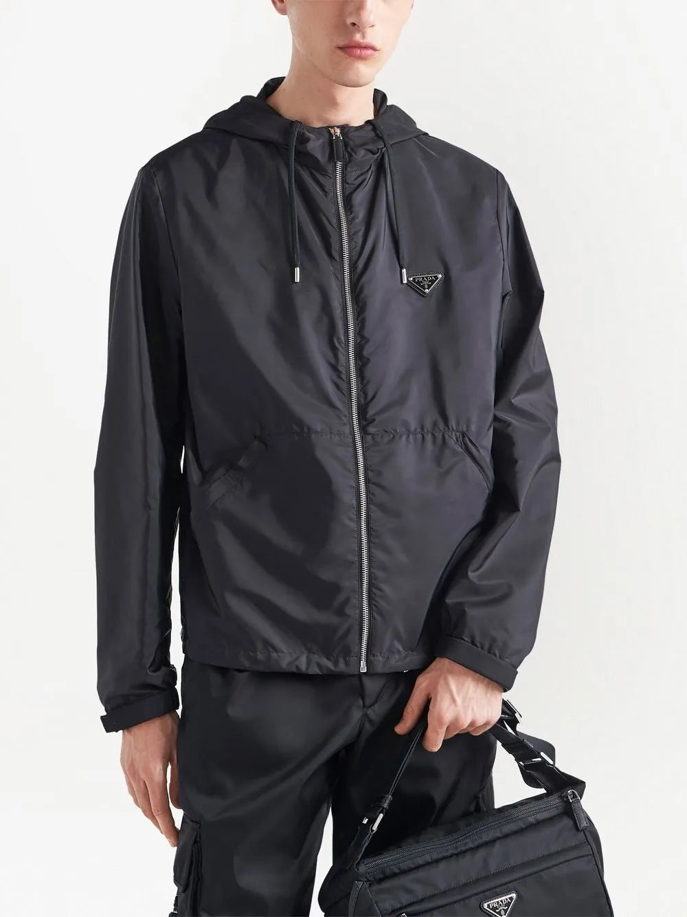 Vestes Veste en Re-nylon Prada Noir Homme
