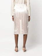 스커트 새틴 스커트 Fendi 베이지 Femme