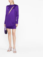 Vestidos Vestido de Viscose Versace Roxo Femme