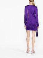 Vestidos Vestido de Viscose Versace Roxo Femme