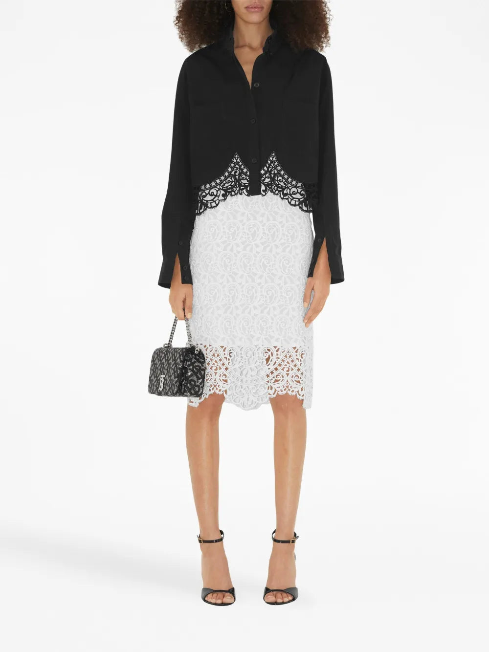 Camisas Camisa Corta Burberry Negro Femme