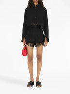 Camisas Camisa Crop Burberry Preto Femme