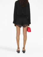 Camisas Camisa Crop Burberry Preto Femme