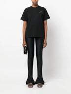 T-shirt T-shirt con logo Coperni Nero Femme