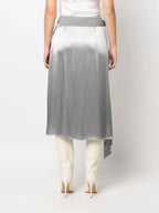 Skirts Satin Skirt Fendi Gray Women