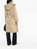 Coats Villerest Trench Coat Moncler Brown Women