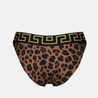Beachwear Bas de bikini léopard Versace Marron Femme
