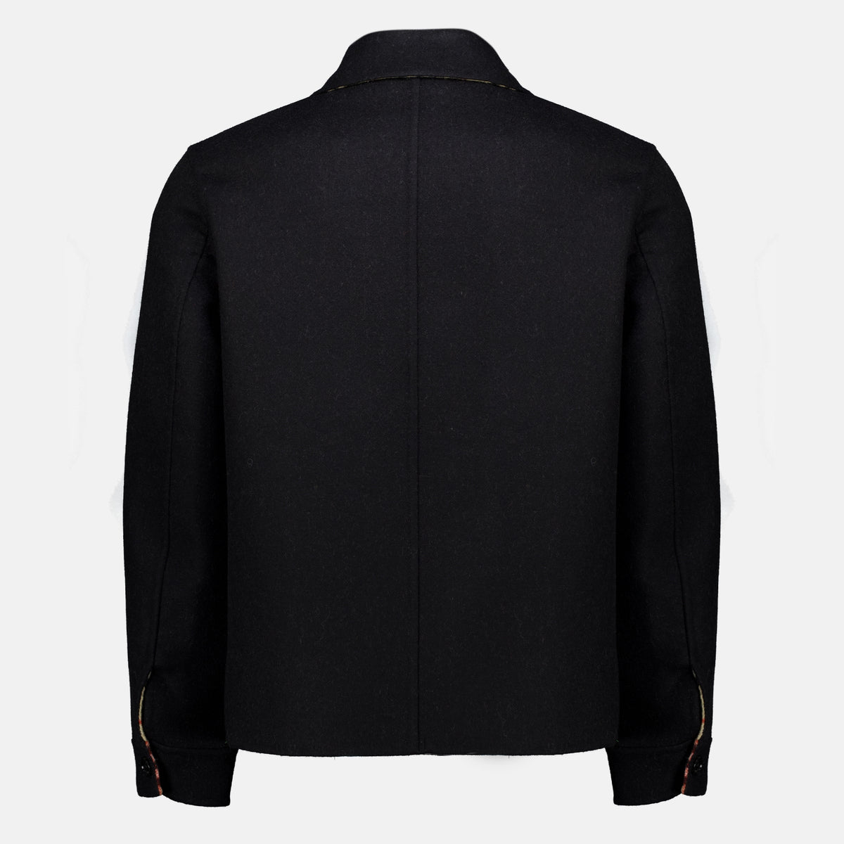 Vestes Thorn Wool Overshirt Burberry Noir Homme