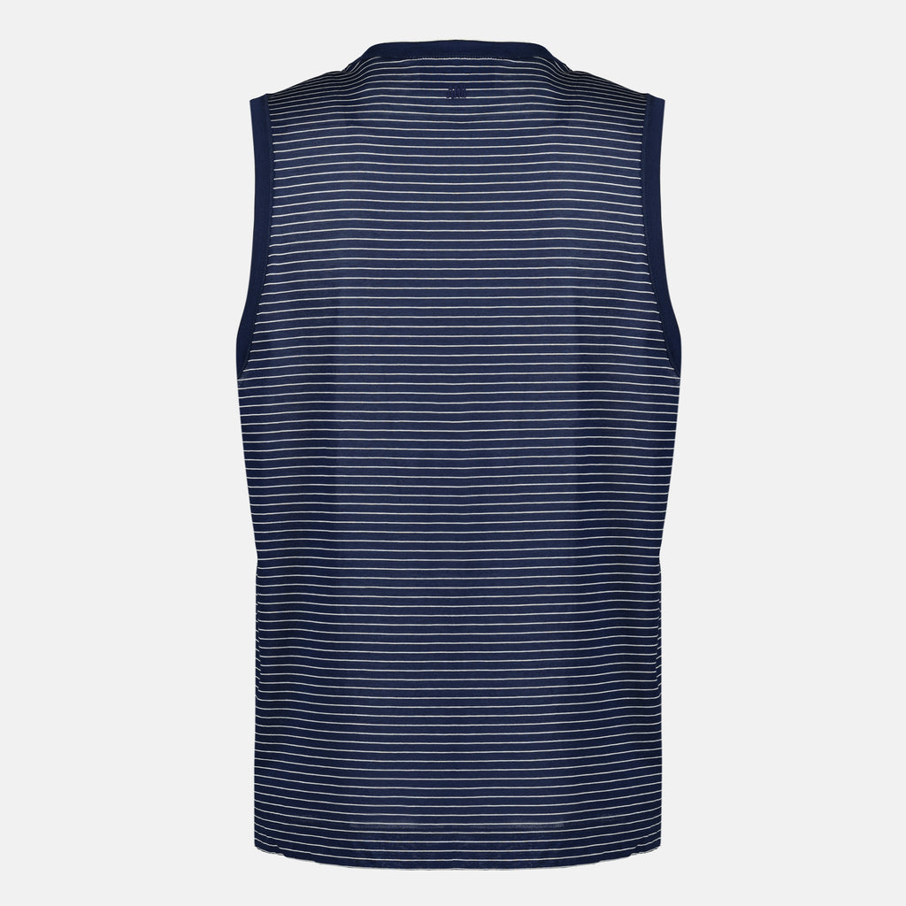 Bild des Artikels Navy gestreiftes Baumwolltanktop der Marke Ami PARIS für Herren - Frühjahr-Sommer 2026 - Rückansicht