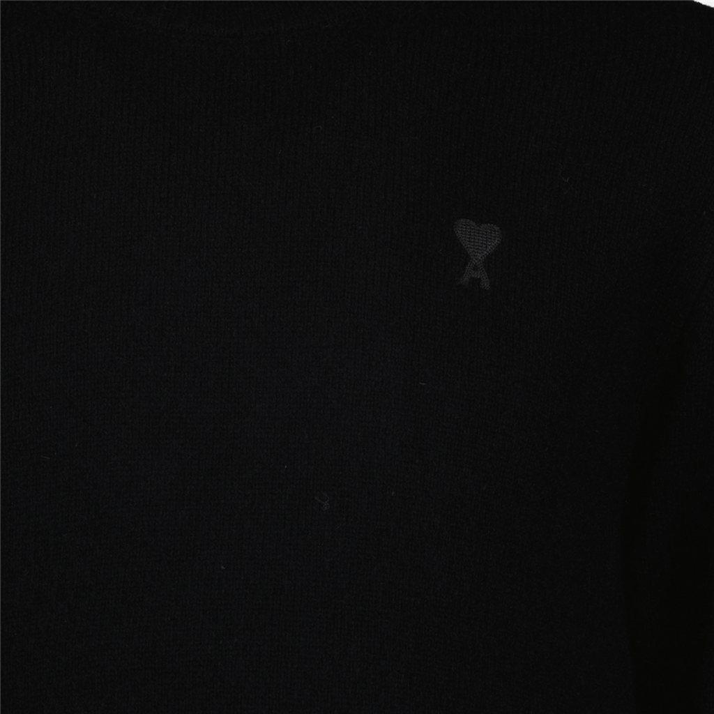 Maille HKS007.005 001 noir Ami PARIS Noir Homme