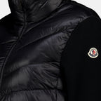 Vestes Cardigan bi-matière noir Moncler Noir Femme