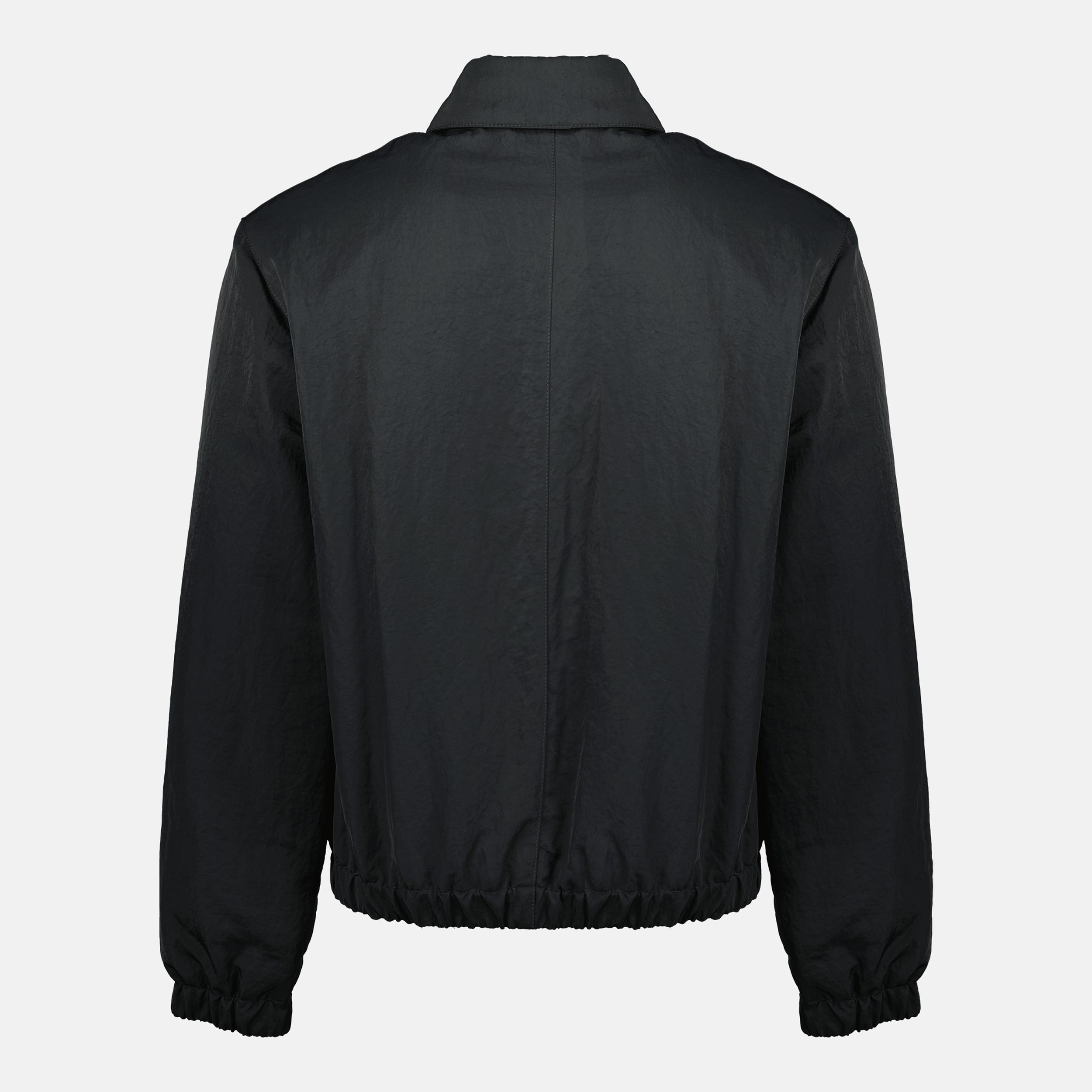 Image de l'article Blouson zippé AMI de coeur gris de la marque Ami PARIS pour Homme - Saison Automne-Hiver 2025 - Vue de Dos