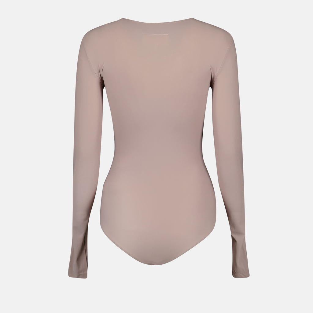 Tops Long Sleeve Body Mm6 Beige Femme