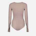 Tops Long Sleeve Body Mm6 Beige Femme