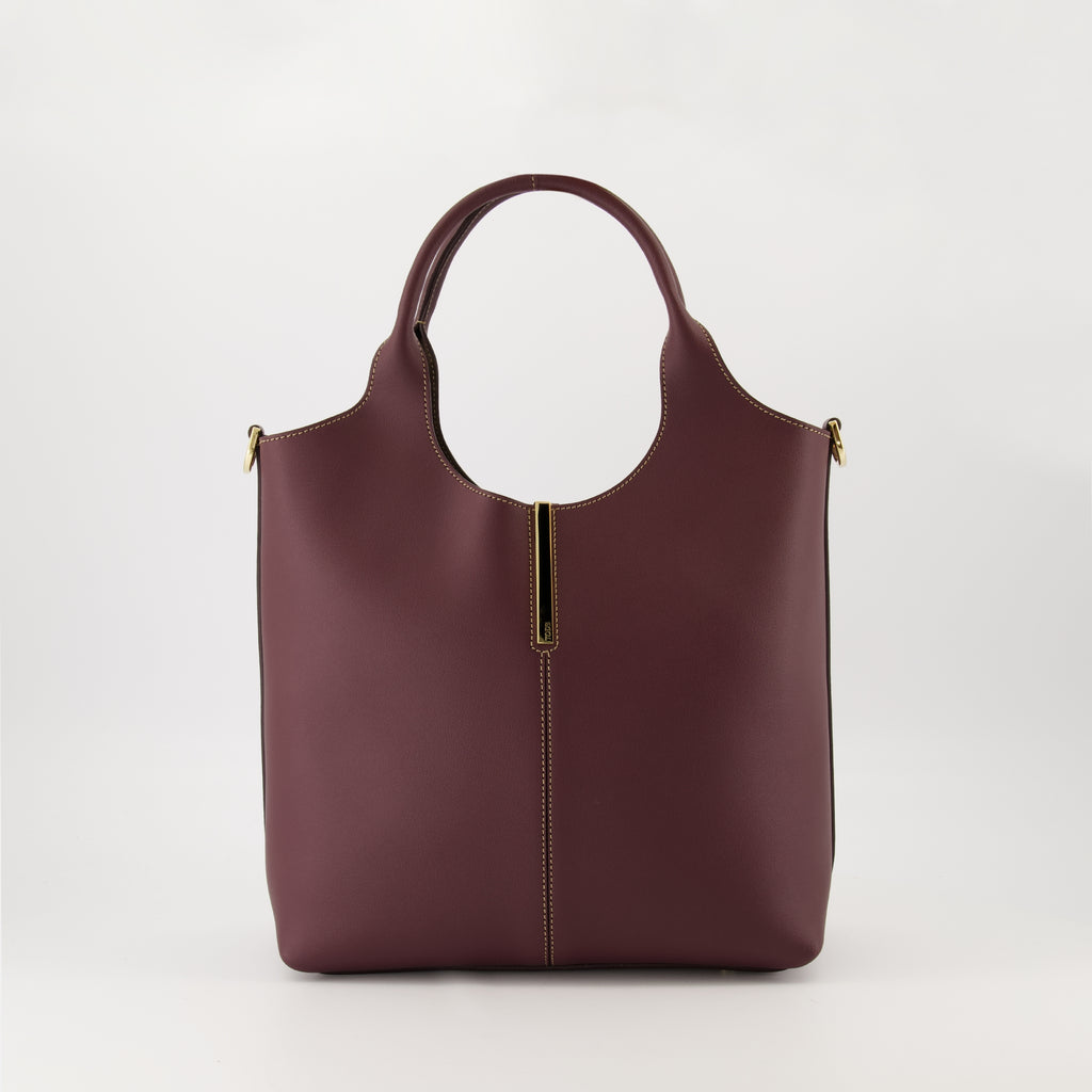 Shopper-Taschen Einkaufstasche Tod's Burgunderrot Damen
