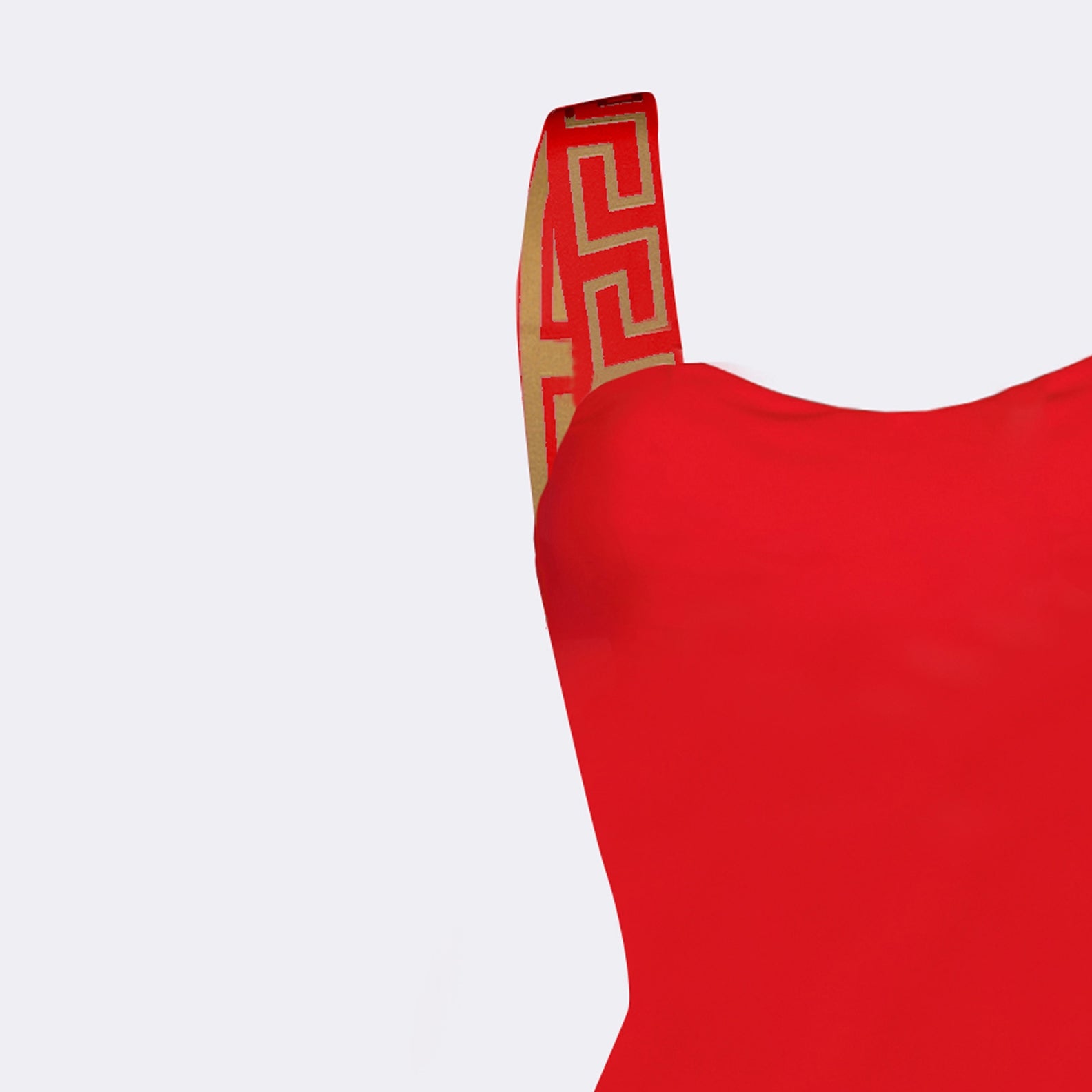 Beachwear Maillot de bain Greca Versace Rouge Femme