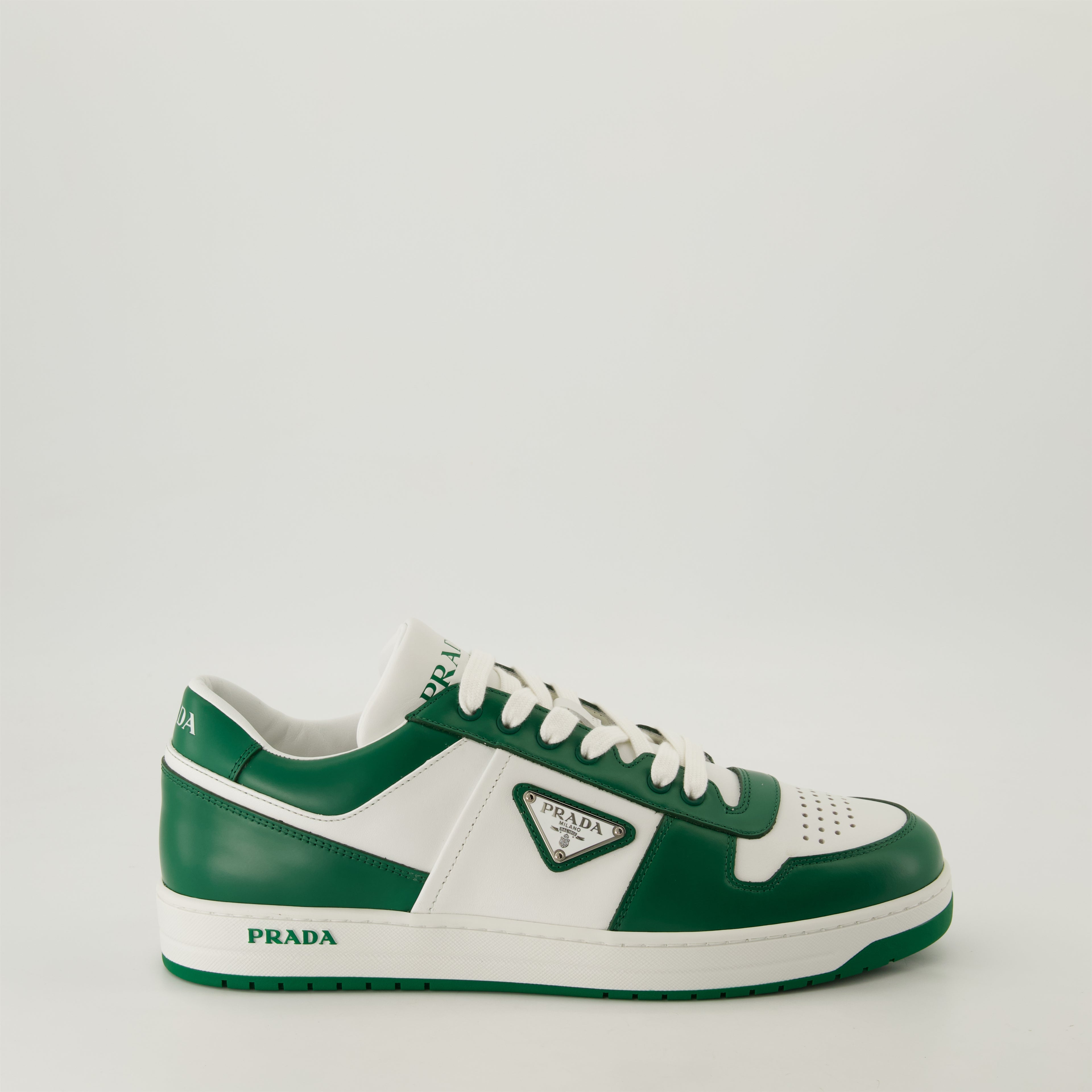 Baskets Baskets Downtown Prada Vert Homme