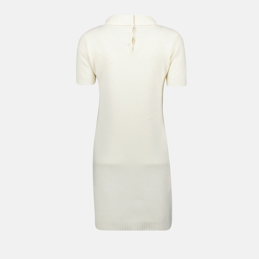 Robes Robe en laine Prada Blanc Femme