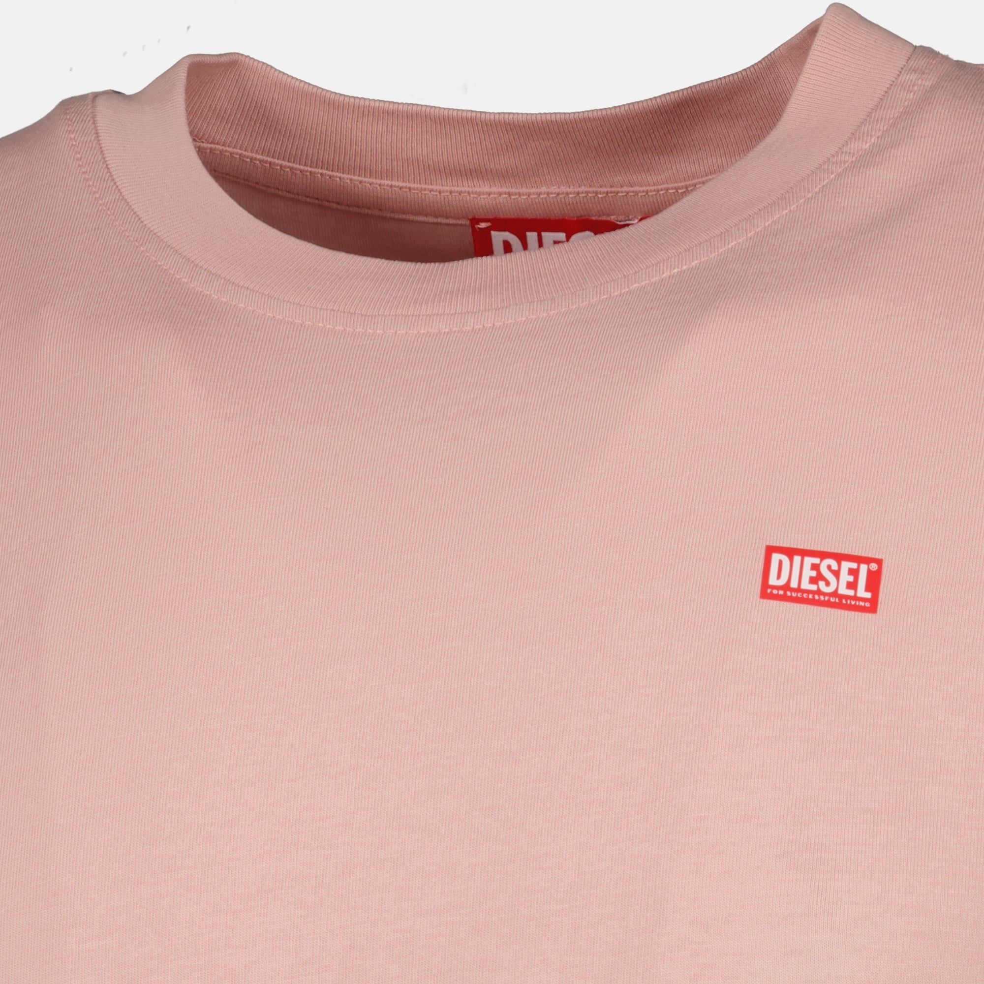 Immagine della T-shirt T-Adjust rosa di Diesel per Uomo - Stagione Primavera-Estate 2026 - Vista Dettagliata_2