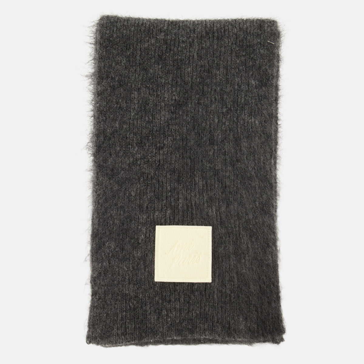 Écharpes, foulards et gants Écharpe grise en mohair Ami PARIS Gris Unisexe