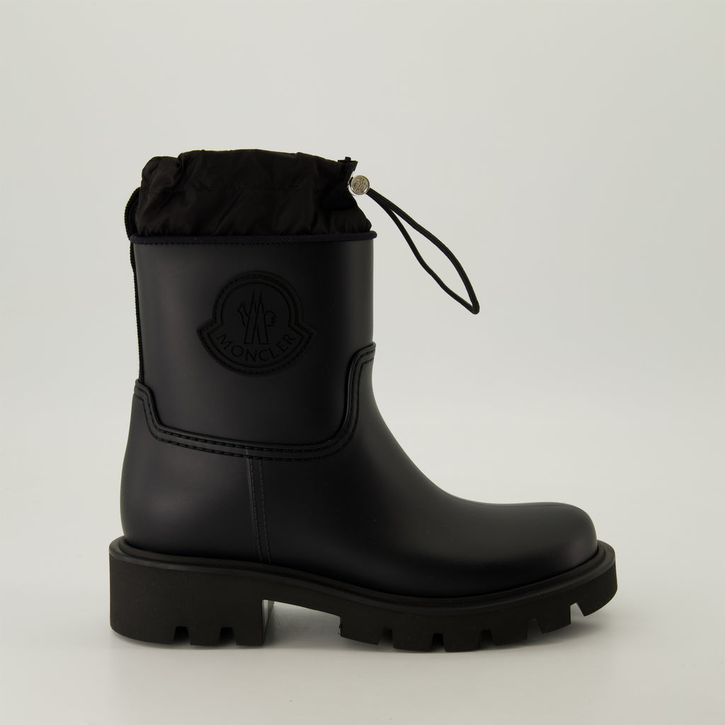 Bottines Mini Bottes Kickstream de pluie Moncler Noir Femme