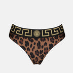 Beachwear Bas de bikini léopard Versace Marron Femme