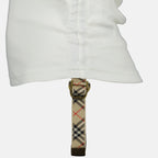 トップス コットンタンクトップ Burberry 白 Femme