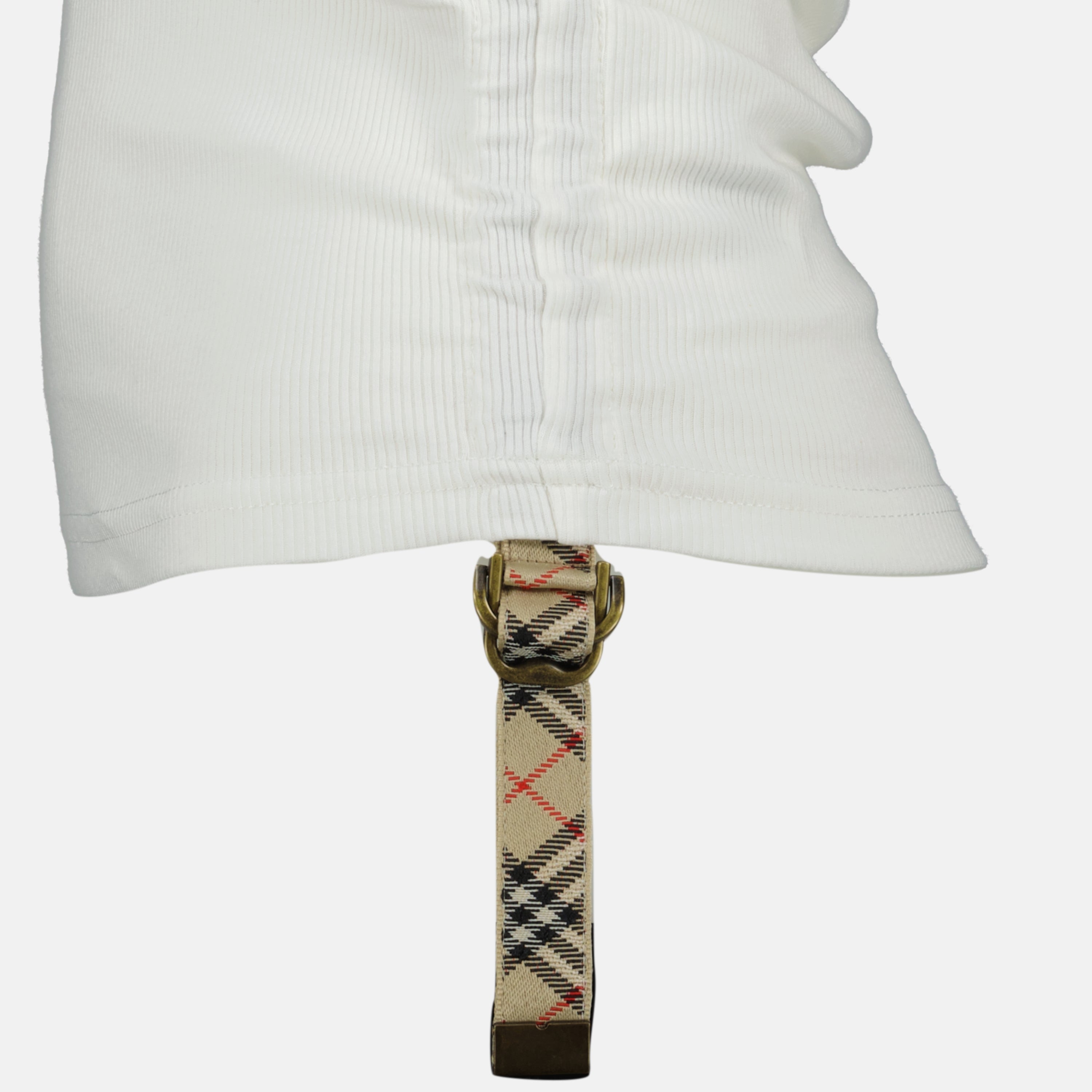 トップス コットンタンクトップ Burberry 白 Femme