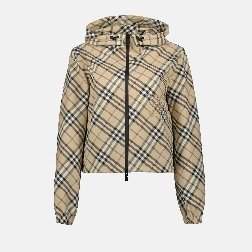 Jackets Cavalier Check Windbreaker Burberry Beige Femme