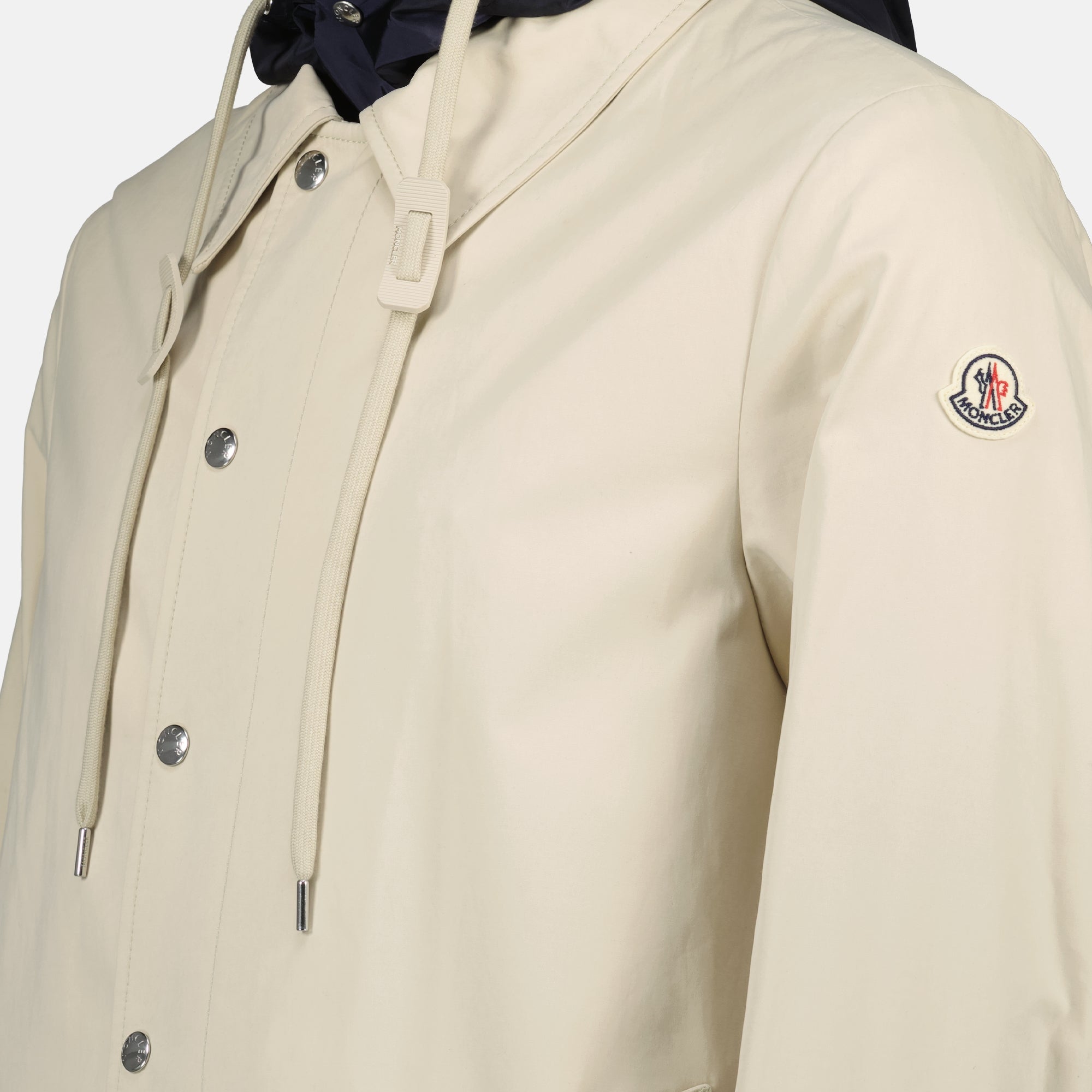 Image de l'article Parka à capuche Kervoyal beige de la marque Moncler pour Homme - Saison Printemps-Été 2026 - Vue détaillée_1