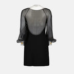Robes Mini robe noire bustier Versace Noir Femme