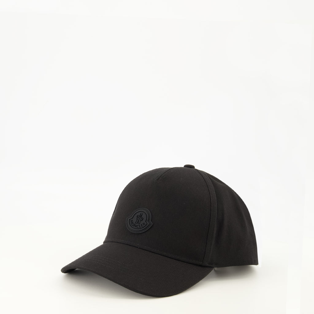 Chapeaux, casquettes et bonnets Schwarze Baumwollmütze Moncler Noir Homme