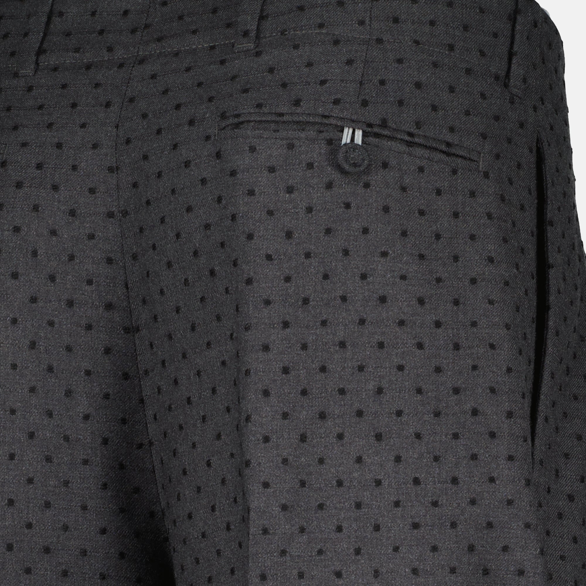 Pantalons Pantaloni Plissettati Dior Gris Homme