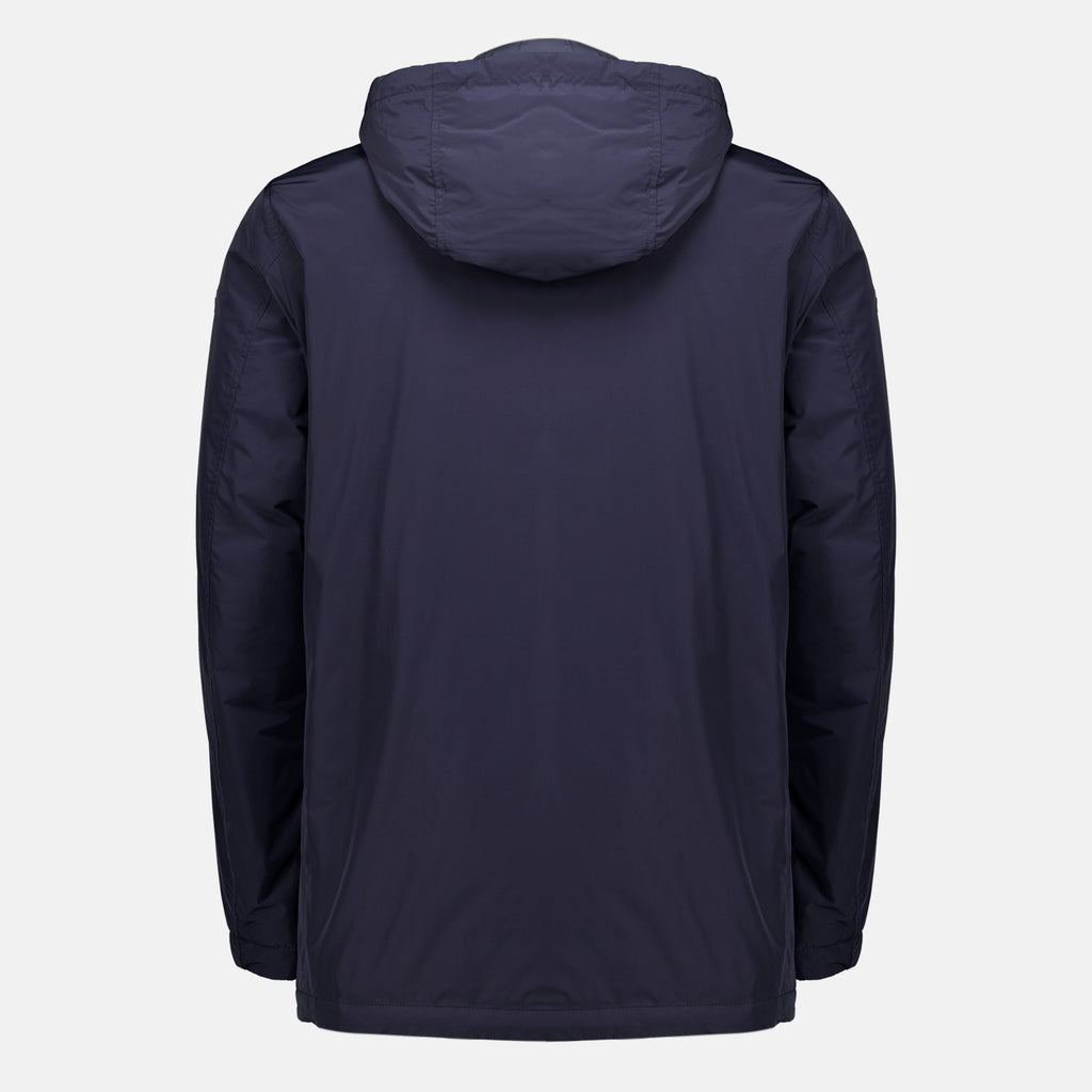 Manteaux エヴリン ネイビーブルー キルティングパーカ Moncler Bleu foncé Homme