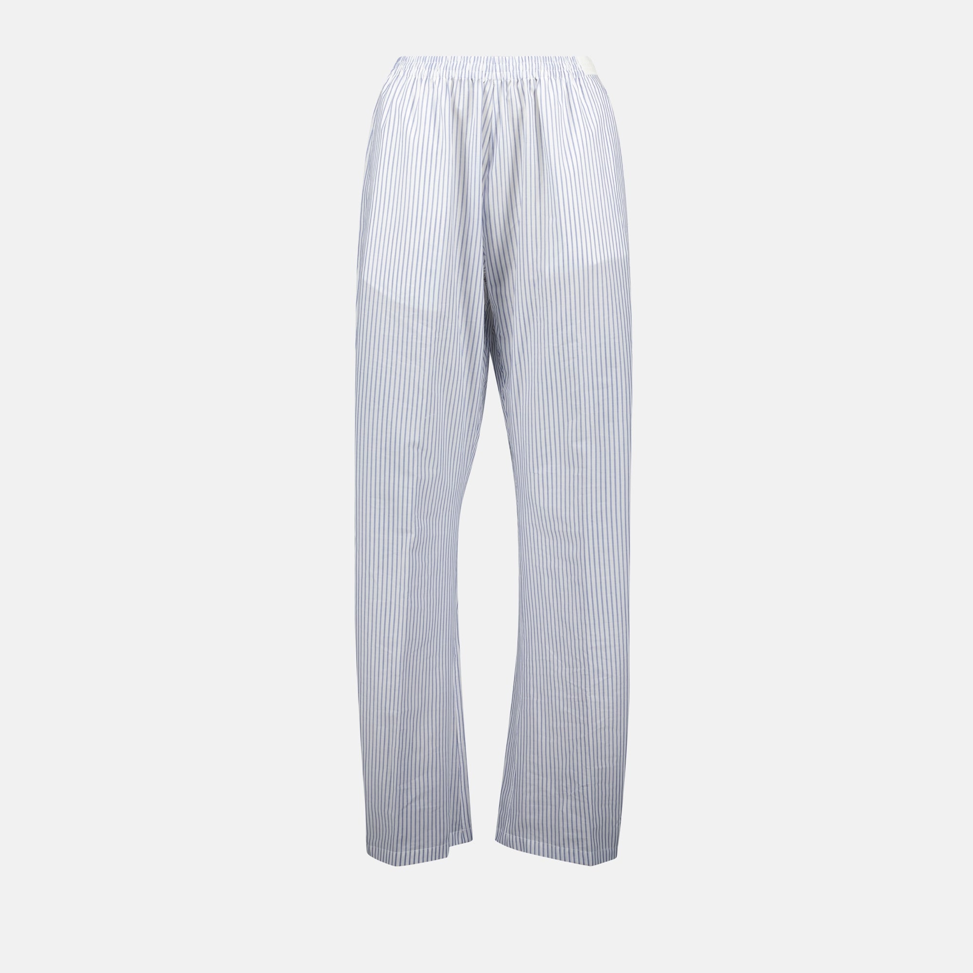 Pantalones Pantalon à rayures Mm6 Blanco Femme